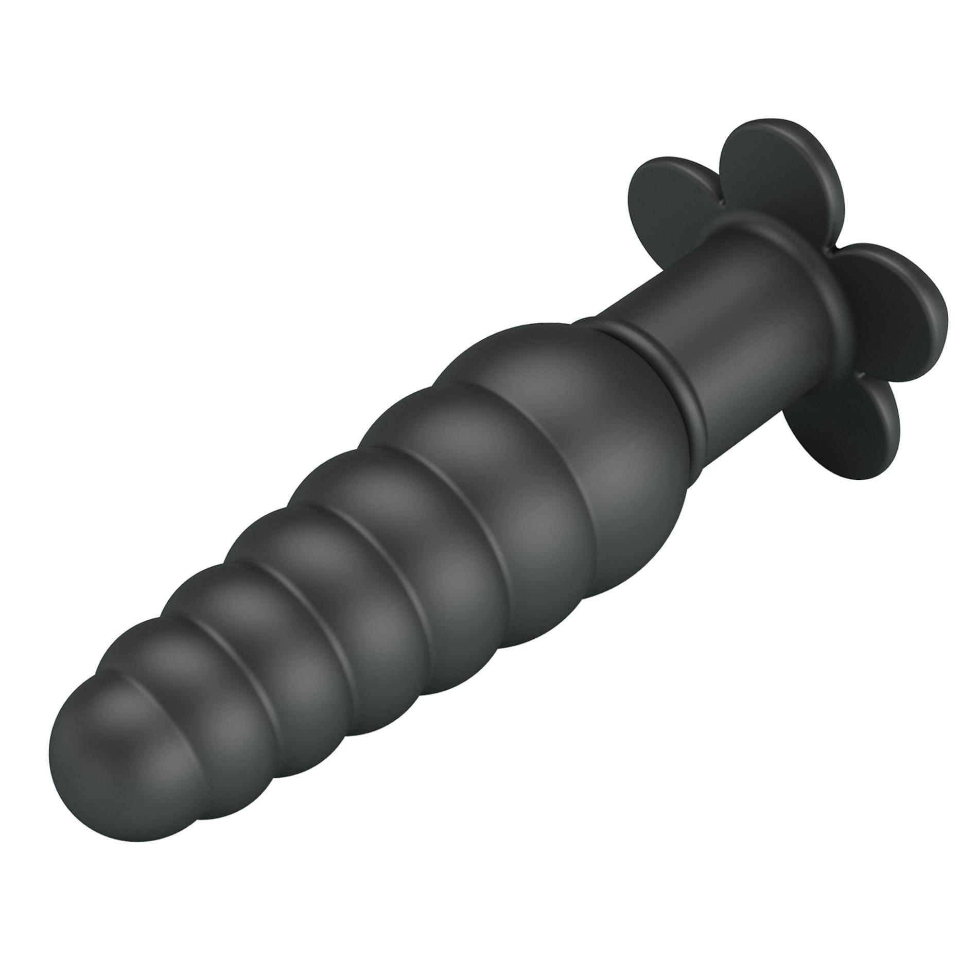 Korek analny Pretty Love Imron, 11 cm (czarny)