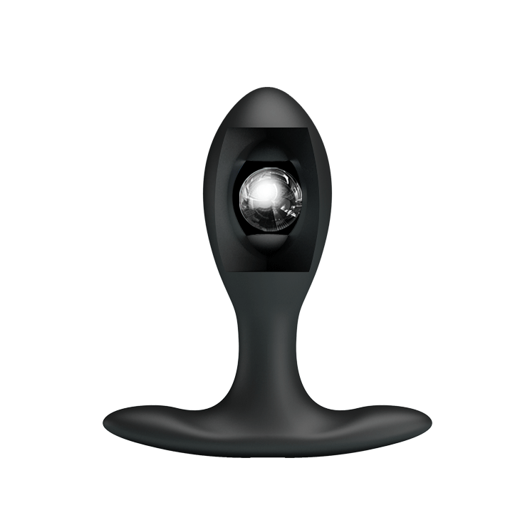 Korek analny Pretty Love Dmuchany korek analny, 9.1 cm (czarny)