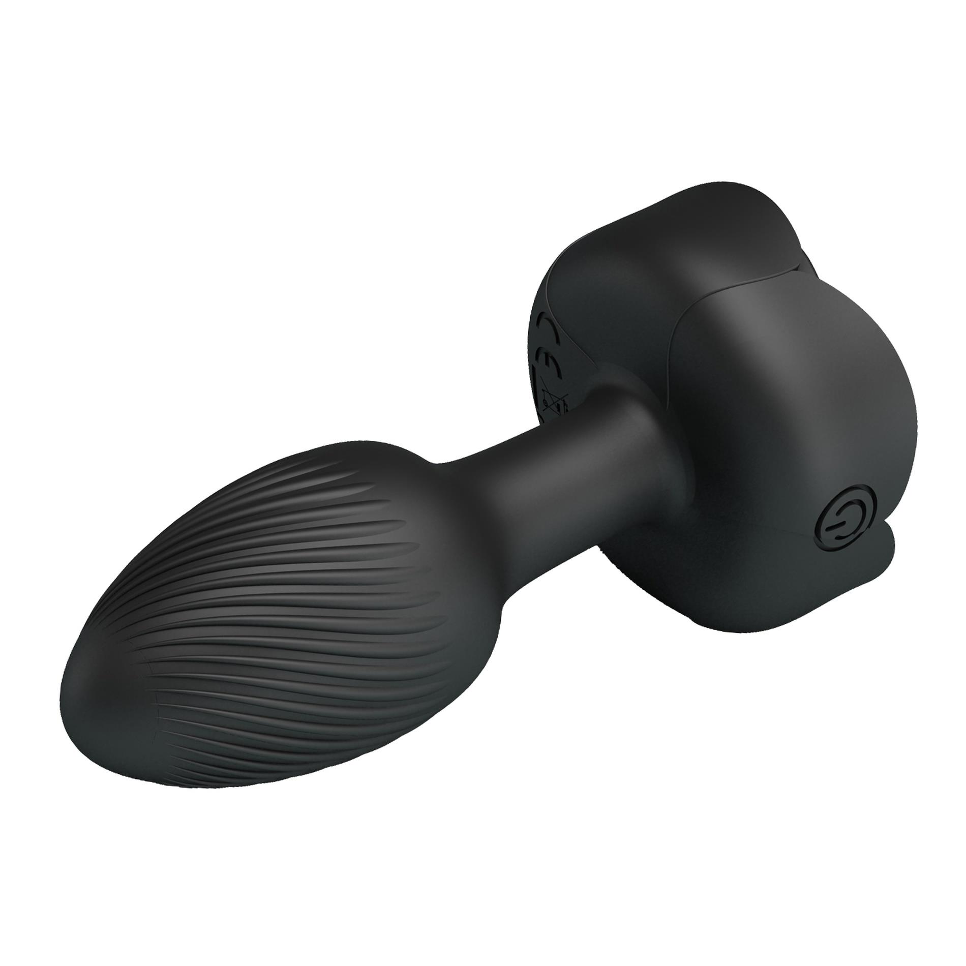 Korek analny Pretty Love Olman, 8.8 cm (czarny)