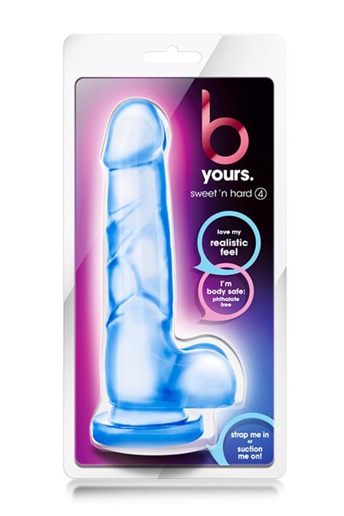 Фаллоимитатор B Yours Sweet N Hard 4, 19.5 см (голубой)