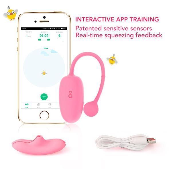 Виброяйцо Magic Motion Kegel Coach Smart Exerciser, 19 см (розовый)