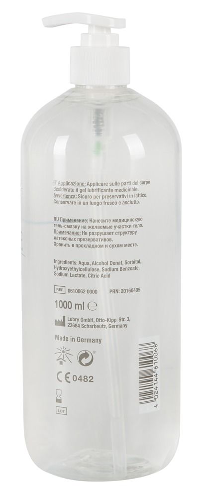 Lubrykant JustGlide na bazie wody, 1000 ml