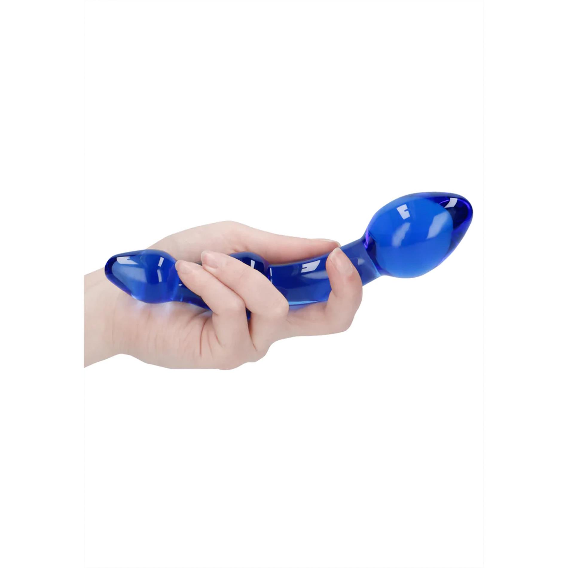Фаллоимитатор Chrystalino Superior Glass, 18 см (синий)