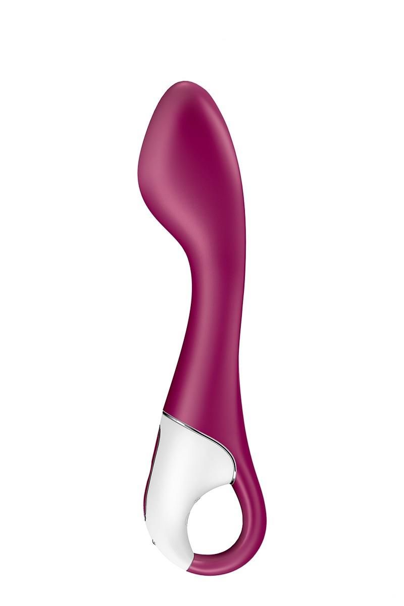 Вібратор Satisfyer Hot Spot, 21 см (бордовий)
