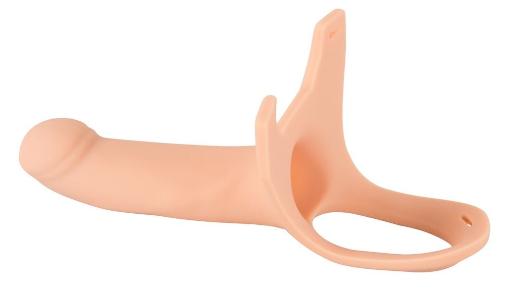 Полый страпон Orion Silicone Sleeve Large, 26 см (телесный)