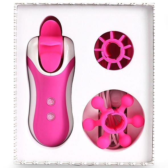 Стимулятор клитора FeelzToys Clitella Oral, 11 см (розовый)