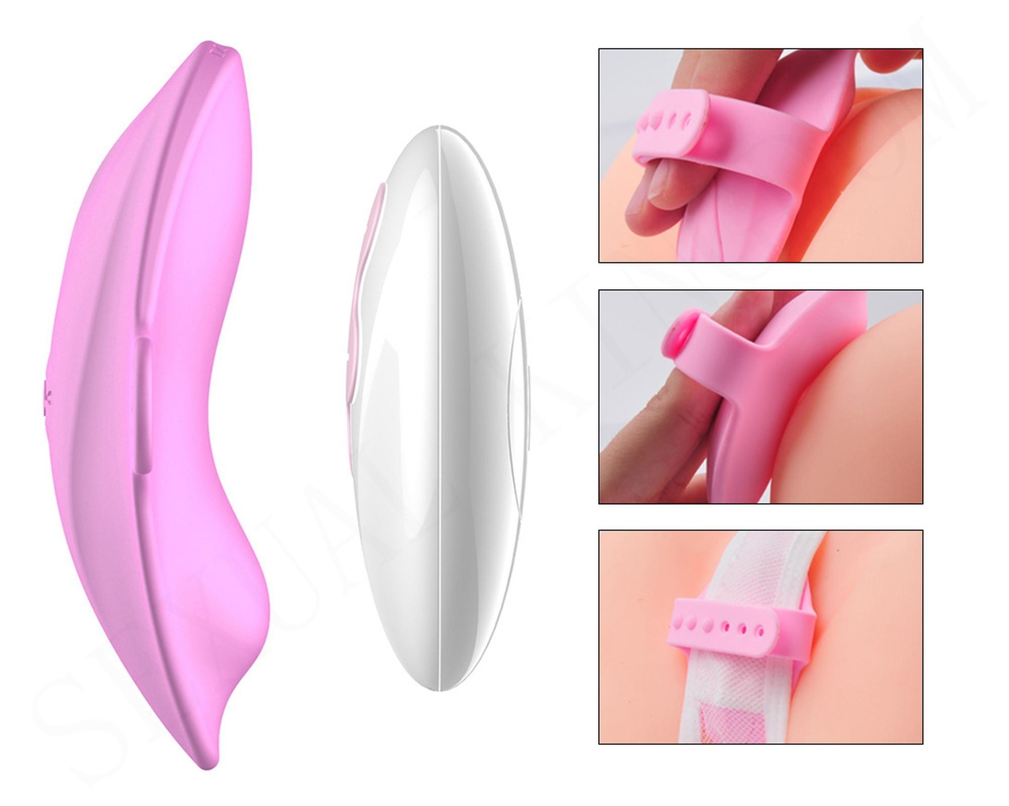 Вібратор B - Series Lyla Strap on Vibrator, 4,5 см (рожевий)