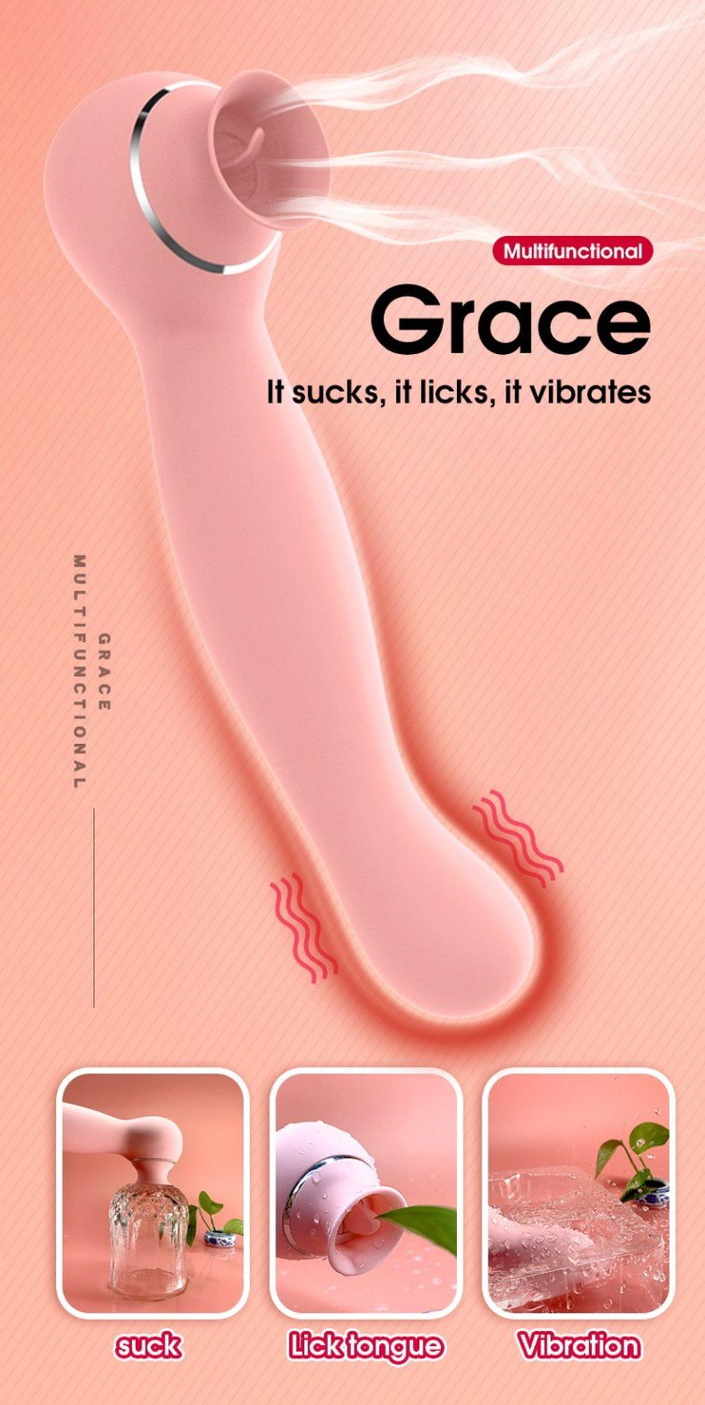 Вакуумный стимулятор клитора с вибрацией B - Series Lyla Lauren (розовый)