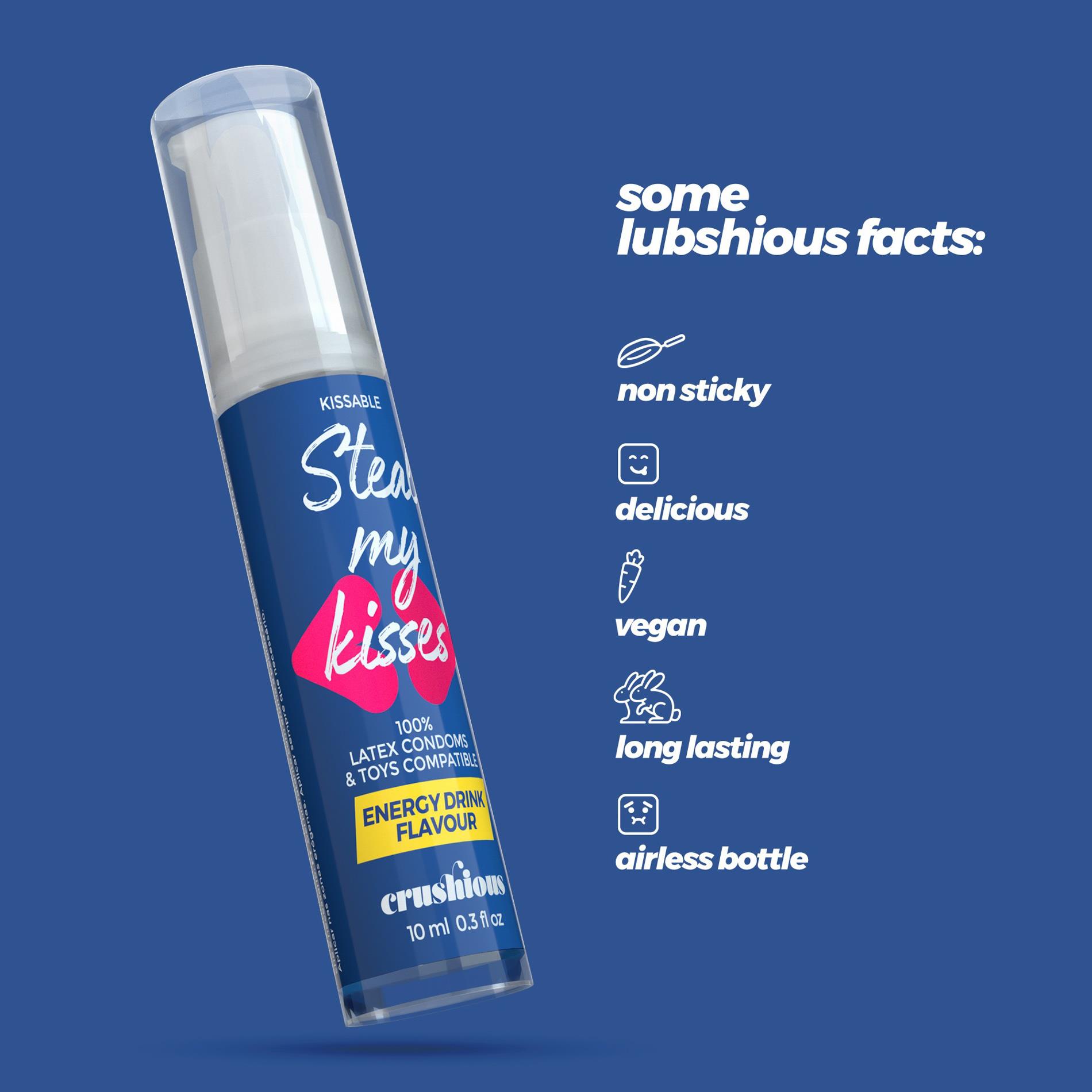 Гель Crushious Steal My Kisses энергетический напиток, 10 мл