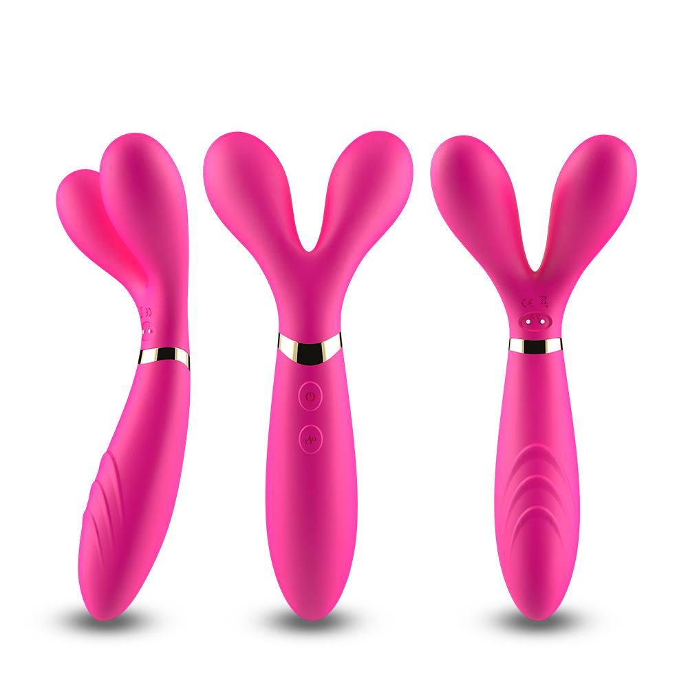 Вибратор B - Series Joy Y-Wand, 19.2 см (розовый)