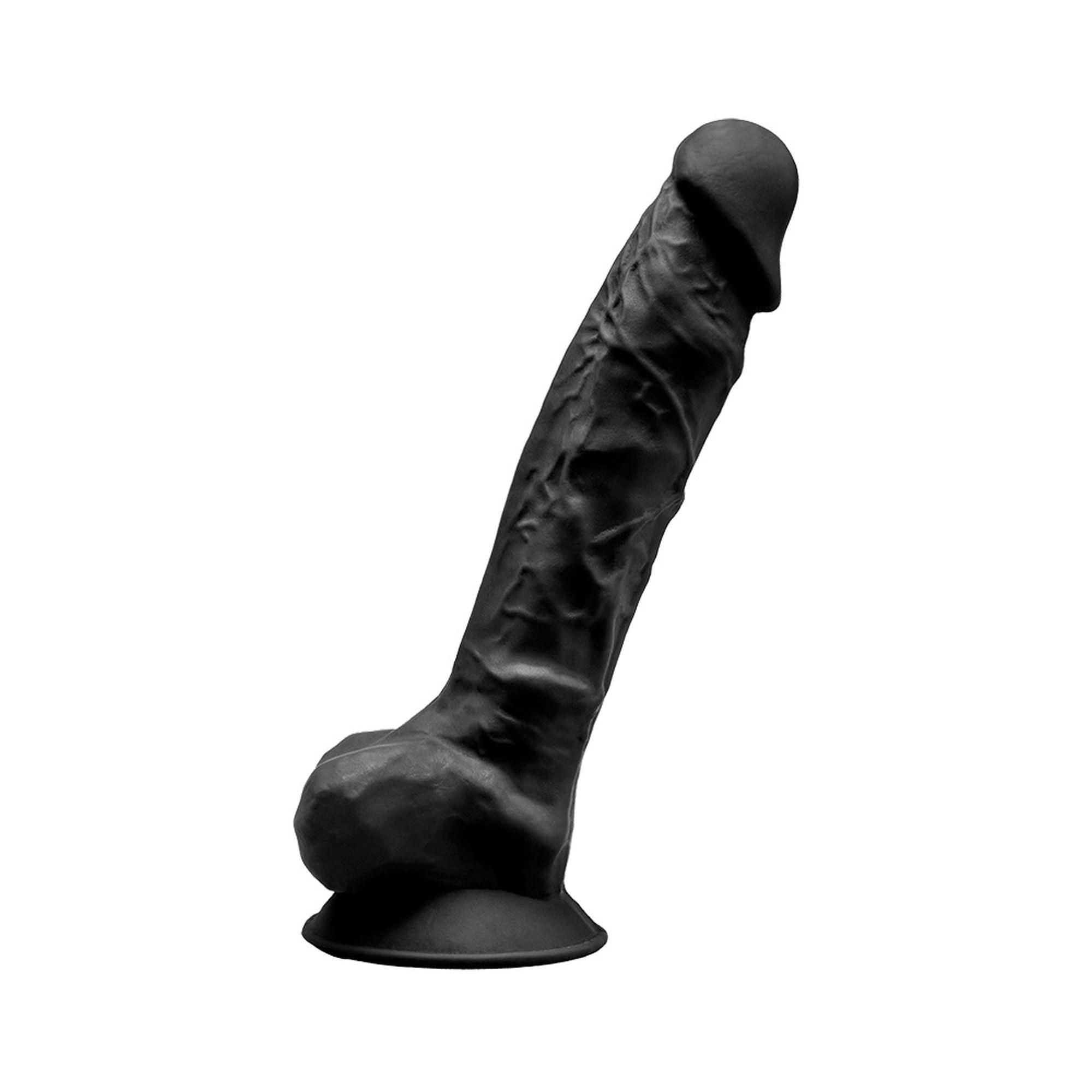 Dildo Silexd Model 1, 20 cm (czarny)