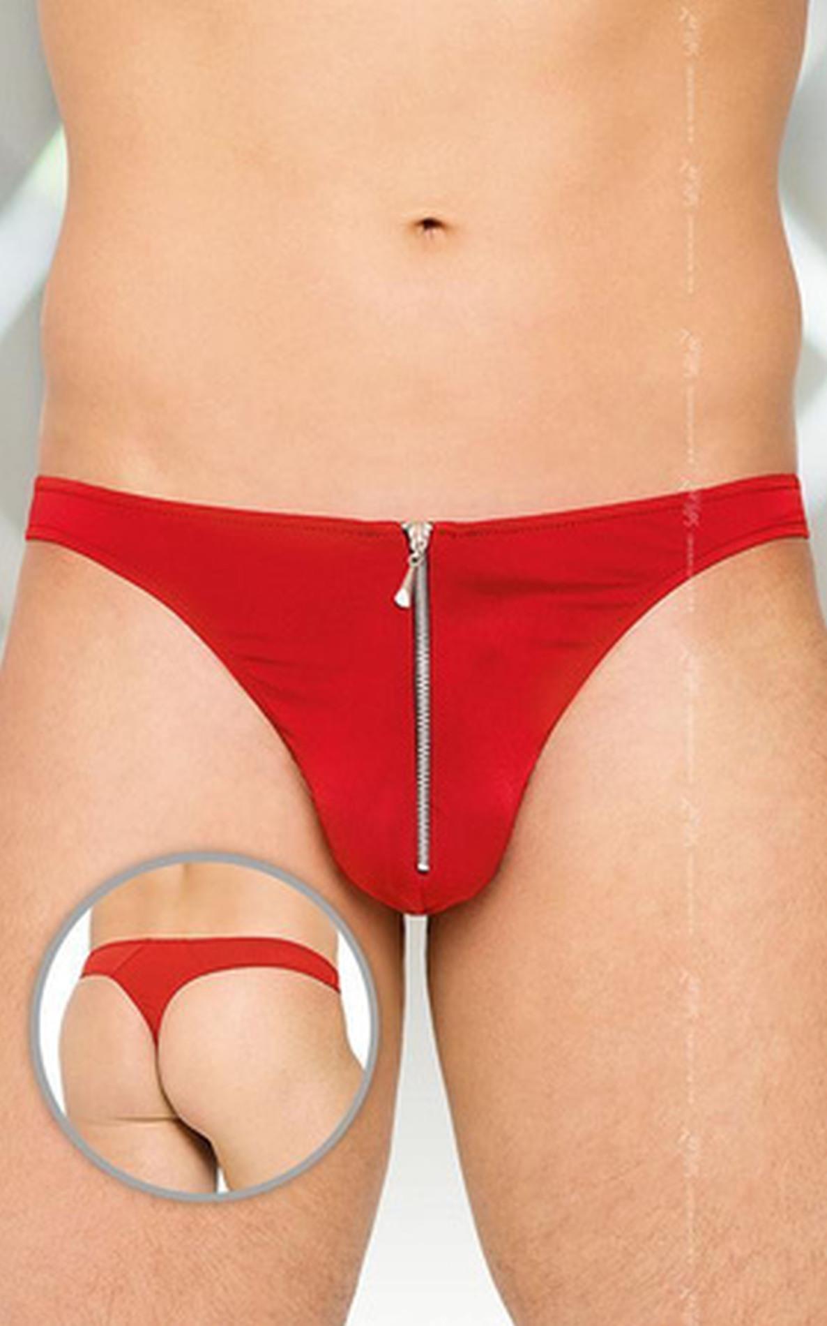 Męskie stringi SoftLine Thongs 4501, M/L (czerwony)