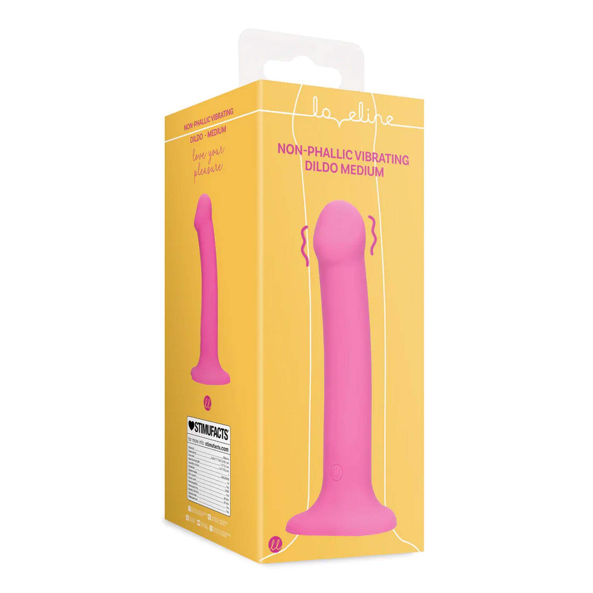 Фаллоимитатор Loveline Non-Phallic, 18.1 см (розовый)