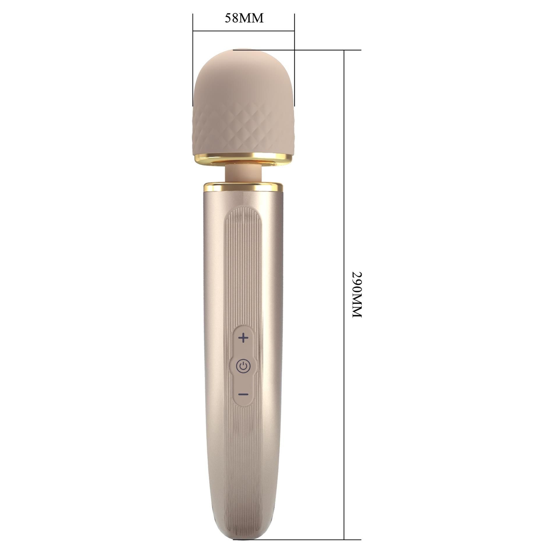 Вибромассажер Pretty Love Interesting Massager, 29 см (золотой)