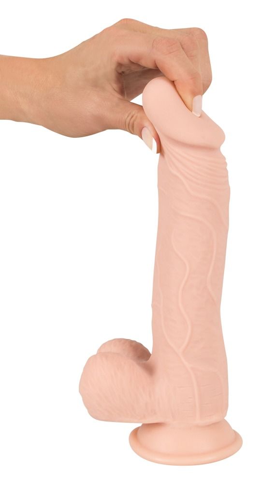 Фаллоимитатор Orion Nature Skin Medium Bendable, 24 см (телесный)