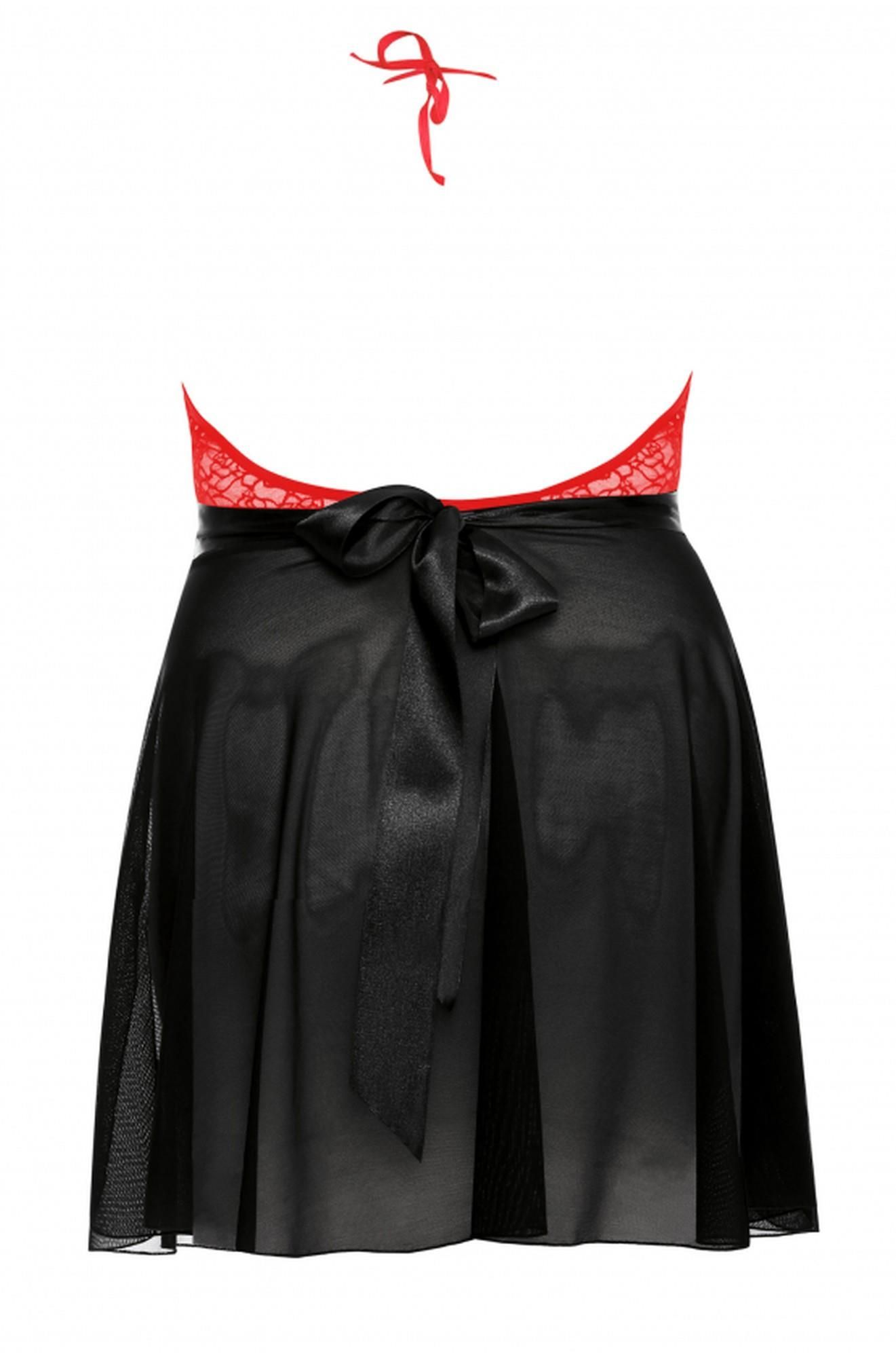 Комплект белья Anais Lydia, 3XL/4XL (черный с красным)
