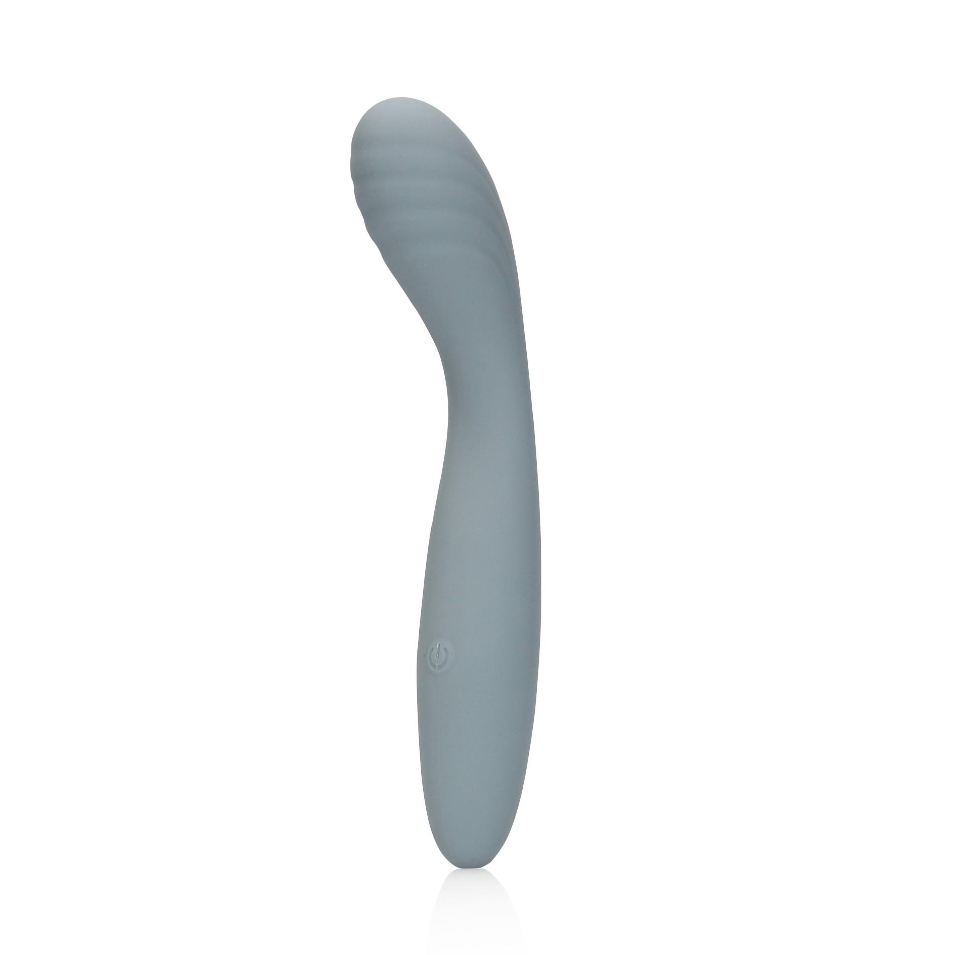 Вибратор Loveline Ultra Soft Silicone G-Spot, 20 см (серый)