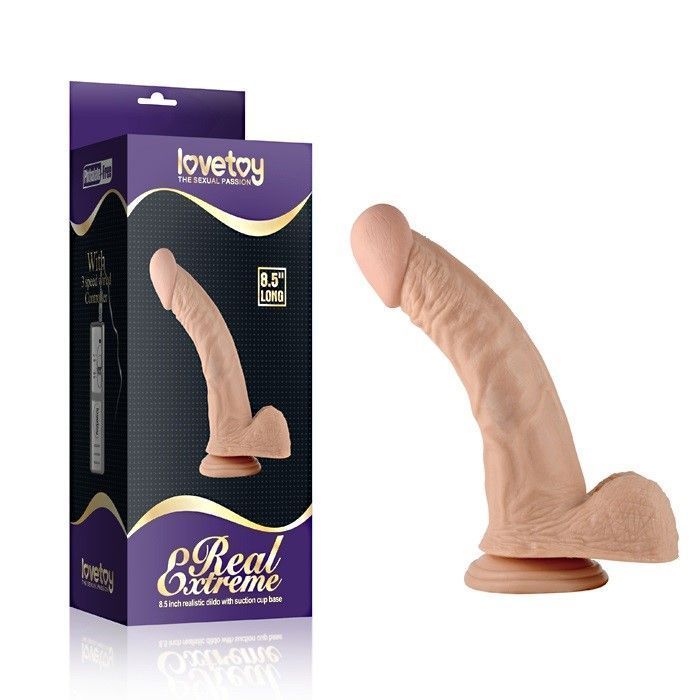 Dildo Lovetoy Real Extreme, 22 cm (w kolorze cielistym)