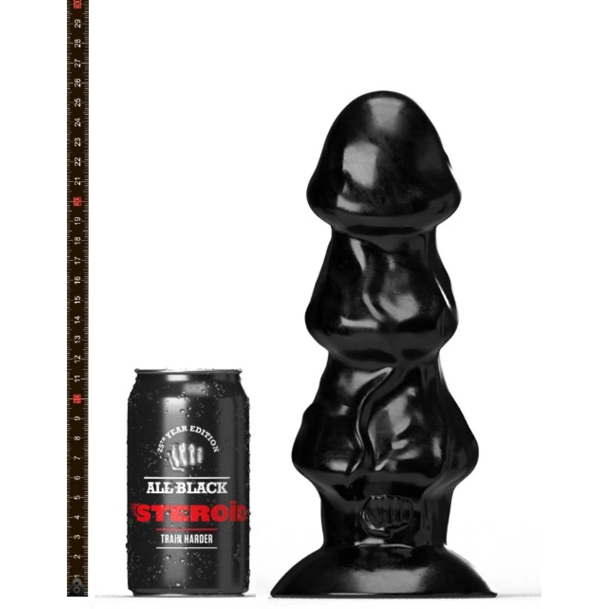 Korek analny All Black Steroid ABS22 Shuttlecock, 24 cm (czarny)