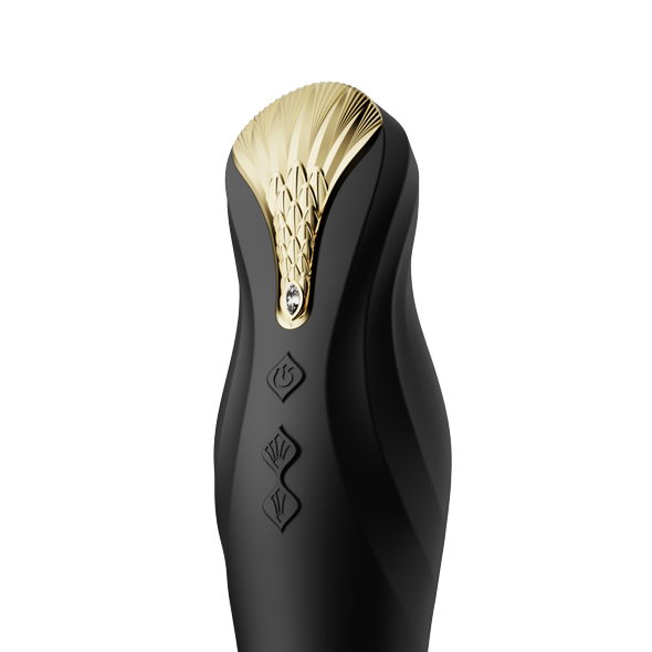 Вибратор Zalo King Vibrating Thruster, 30,2 см (черный)