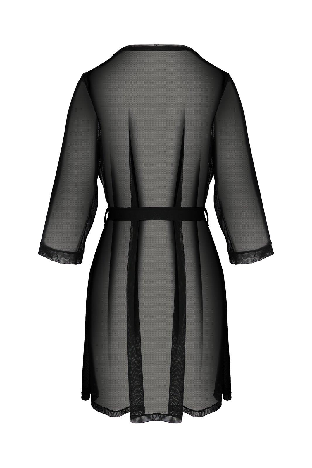 Peniuar Casmir Diva Peignoir, S/M (czarny)