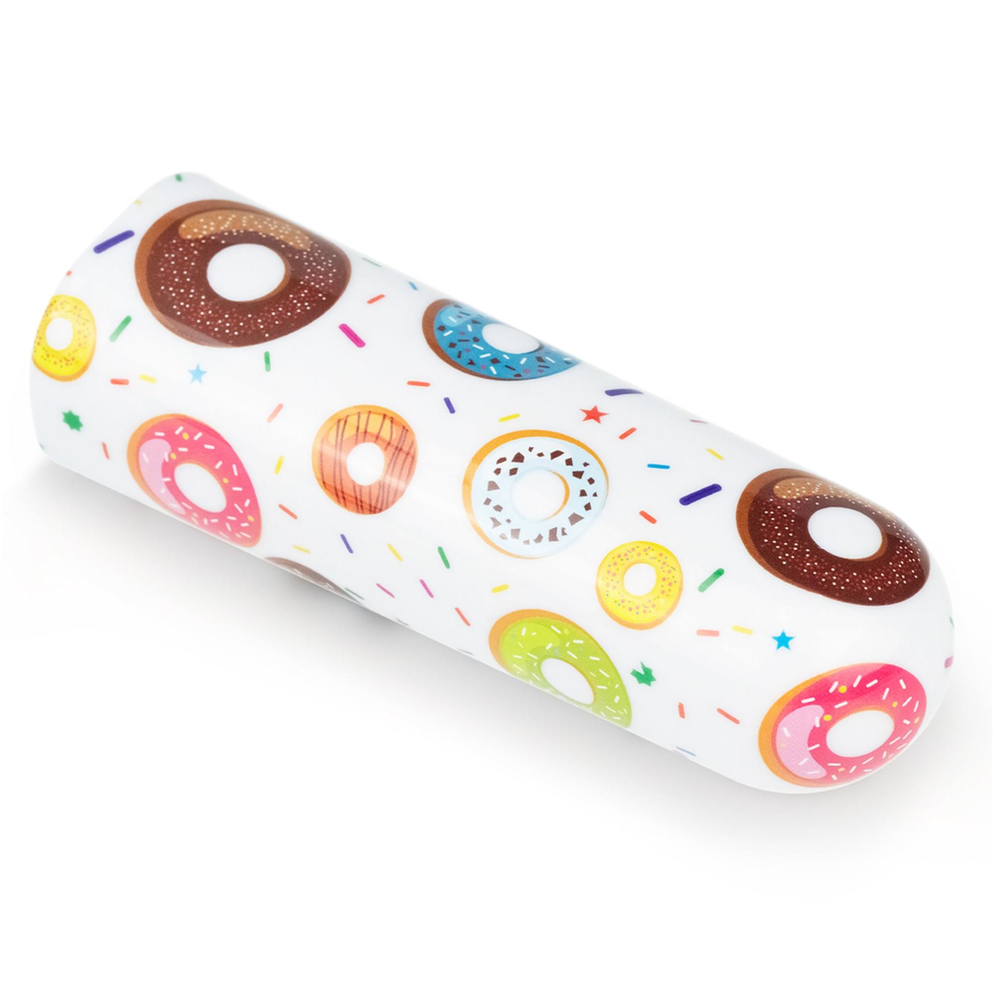 Wibrator do łechtaczki Lovetoy Donut Massager, 8.5 cm (biały)