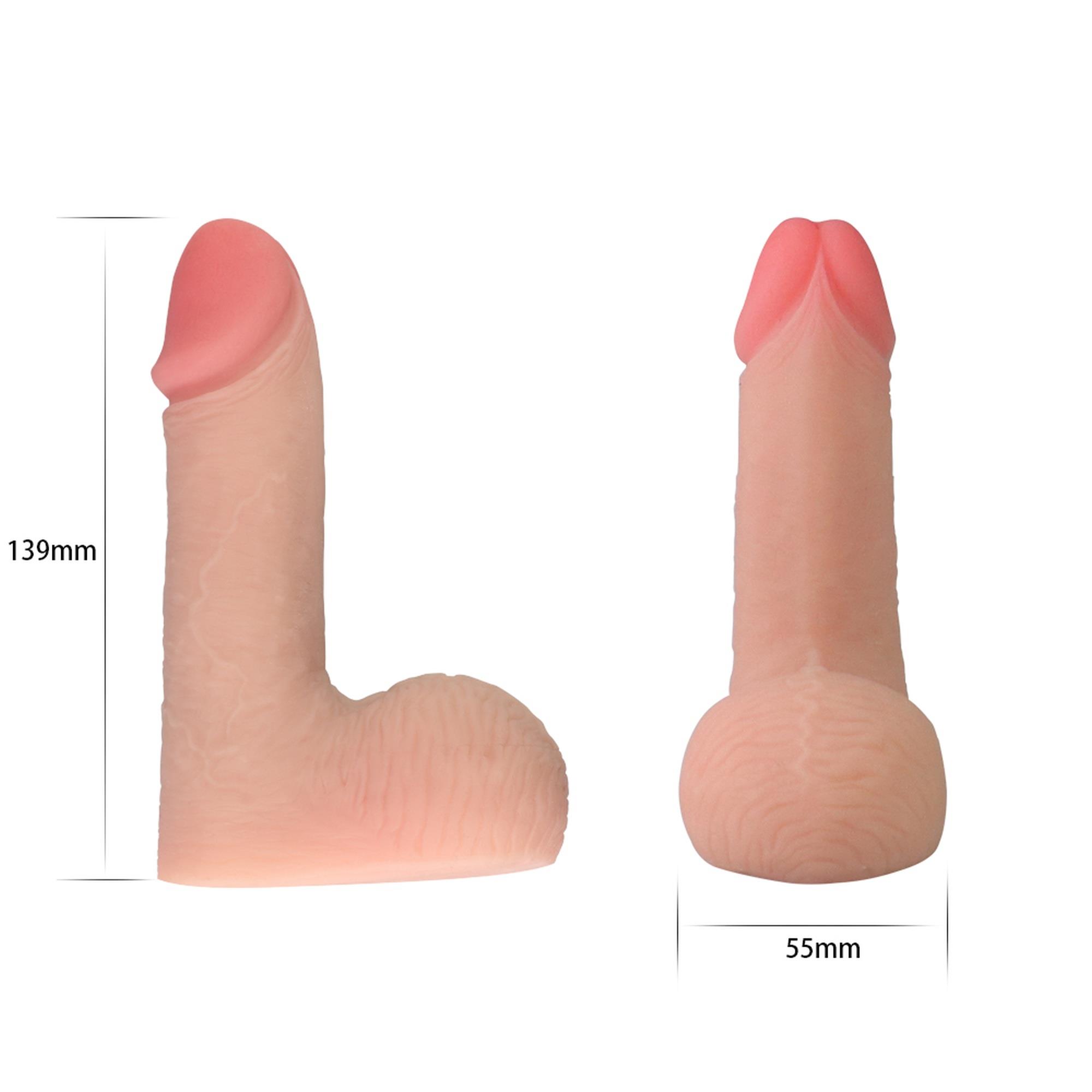 Фаллоимитатор Skinlike Soft Dong Limpy Cock 5.5", 14 см (телесный)