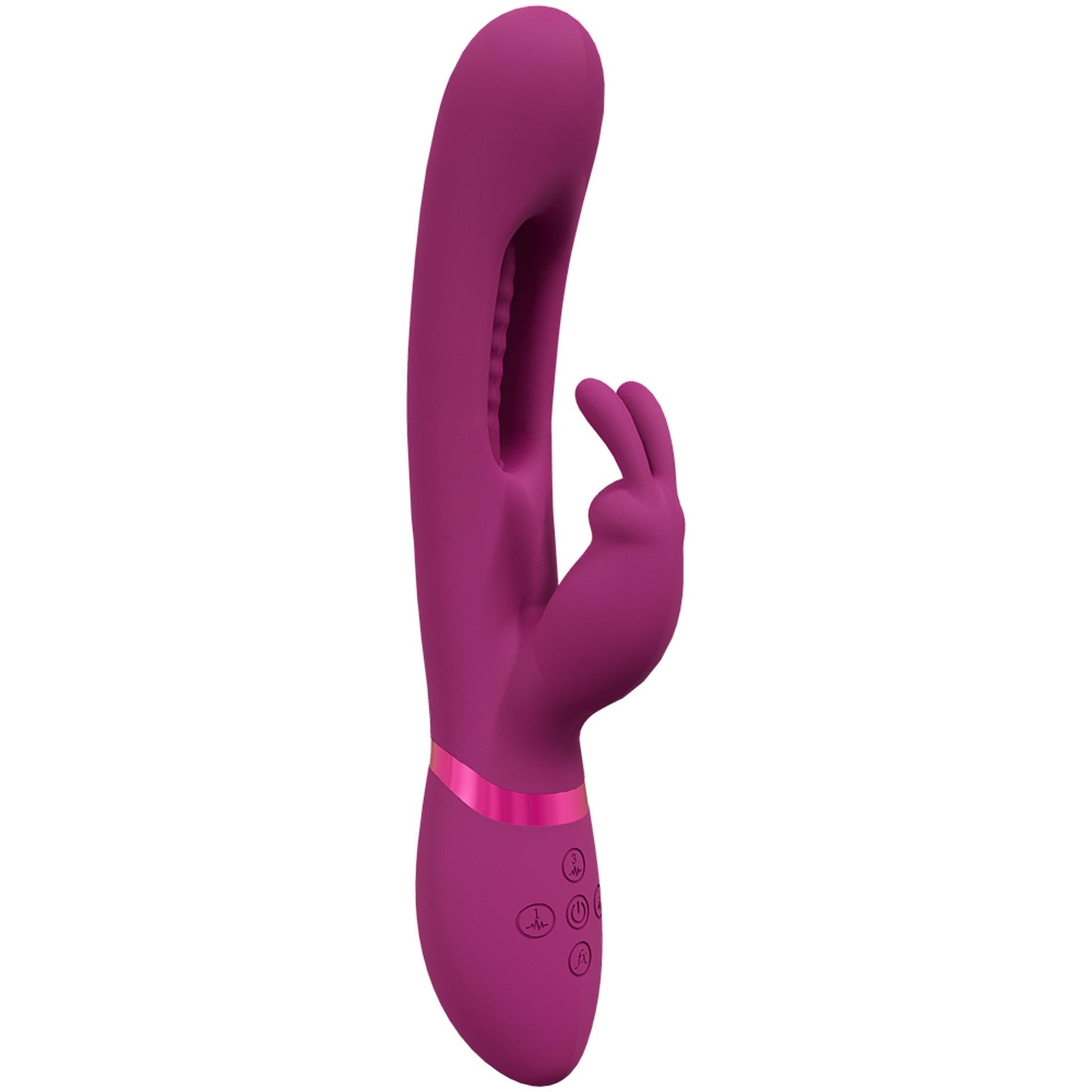 Вибратор-кролик Vive Mika G-Spot, 23.2 см (розовый)