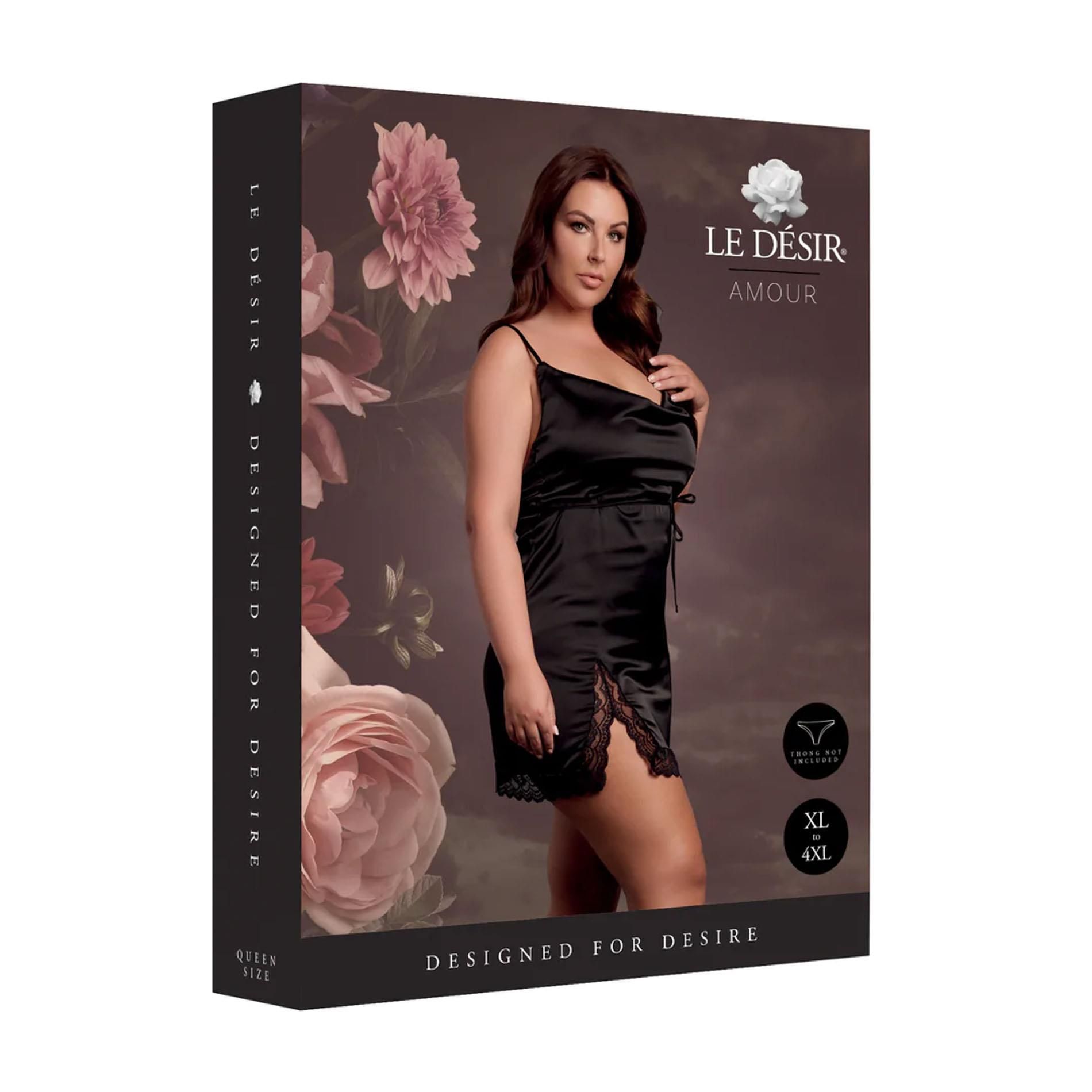 Міні-сукня Le Désir, Plus Size (чорний)