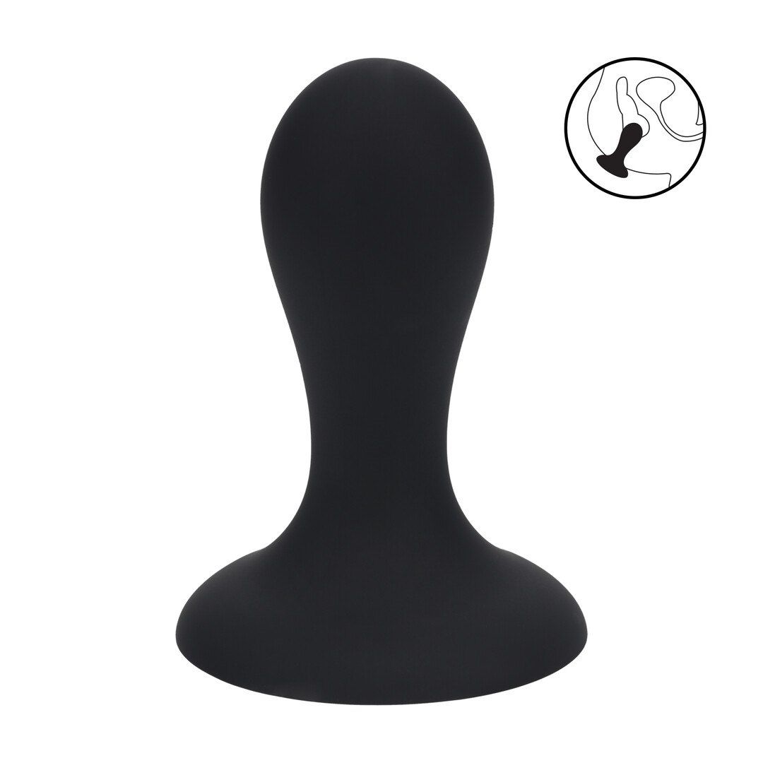 Korek analny Levelz Single Rattle Liquid, 8.5 cm (czarny)