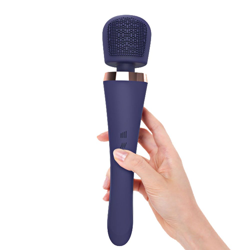 Вибромассажер Love To Love Brush Crush, 25,4 см (синий)