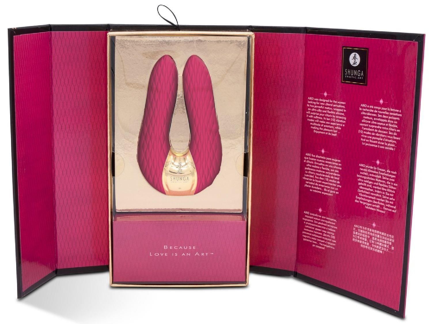Вібратор Shunga Aiko Intimate, 10,8 см (фуксія)
