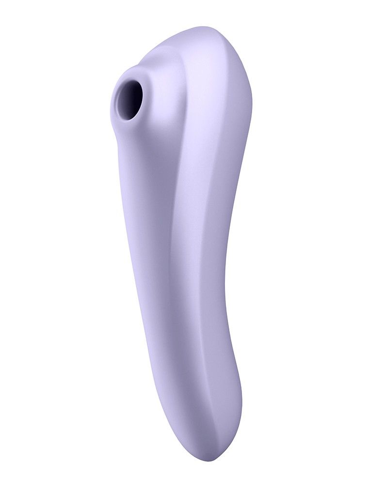 Wibrator z bezdotykowym masażerem łechtaczki Satisfyer Dual Pleasure (liliowy)