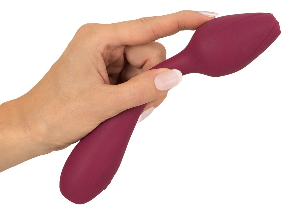 Вибратор Rosenrot Bendable G-Spot, 20 см (красный)
