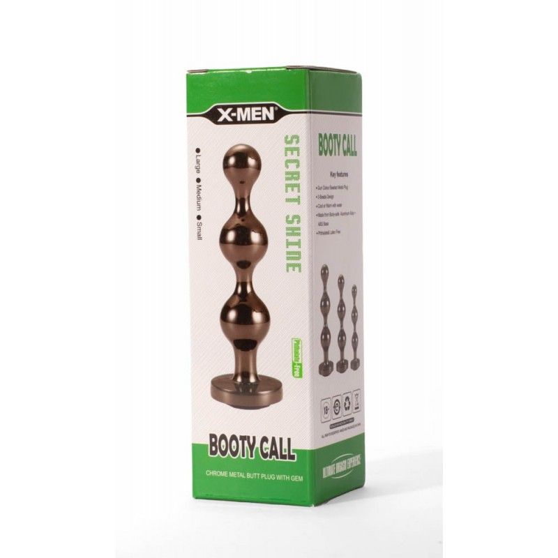 Korek analny Secret Shine Booty Call, 11,7 cm (czarny)
