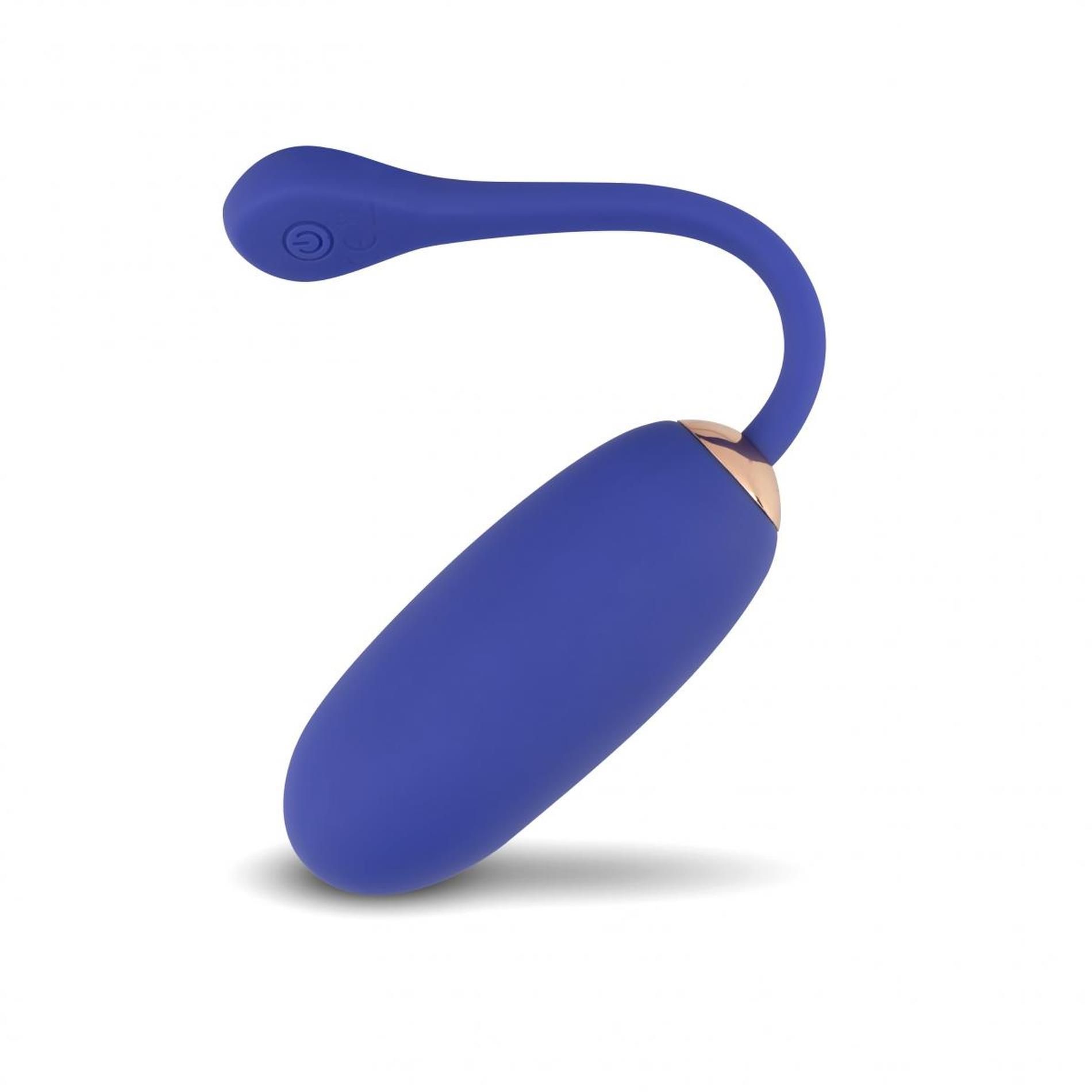 Wibrujące jajko Teazers Egg with Remote, 18.5 cm (niebieski)