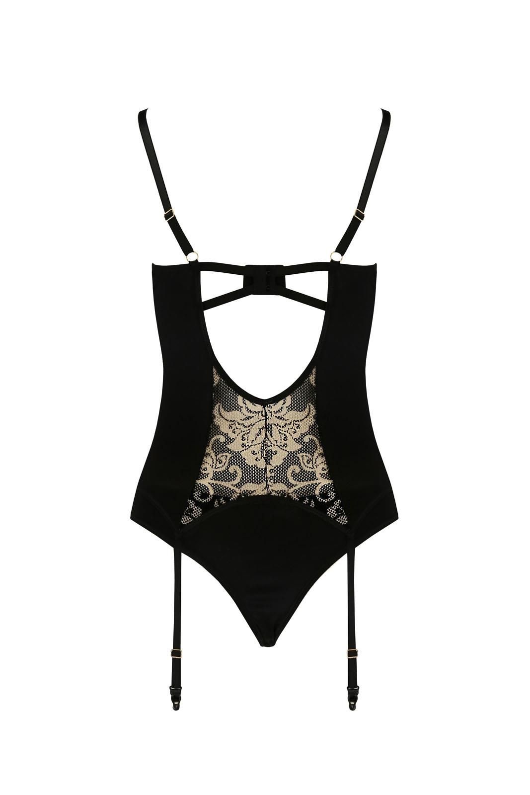 Эротический комплект Casmir Victoria, XXL/XXXL (черный)