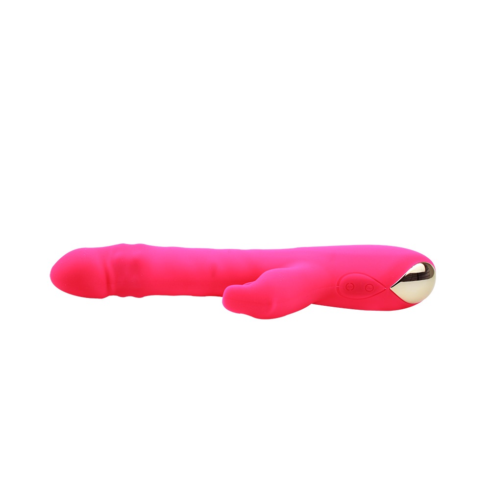Вібратор-кролик Intimate Melody Thrusting Rabbit, 25.3 см (рожевий)