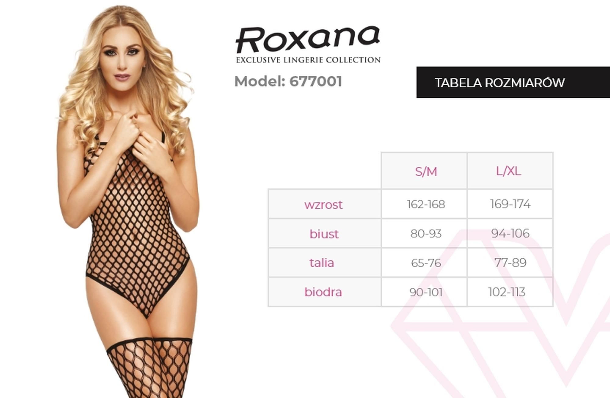 Комплект Roxana 6770, S/M (черный)