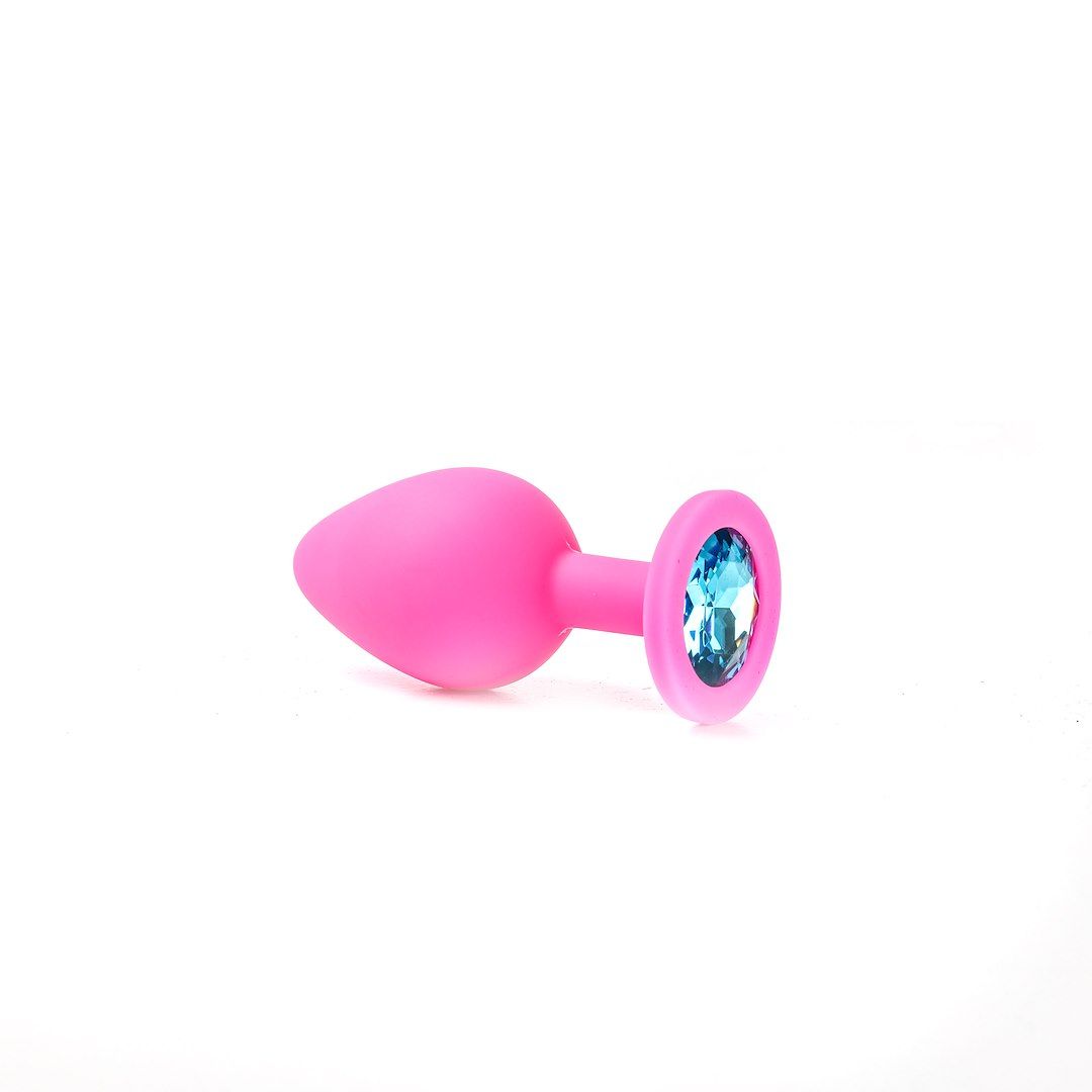 Korek analny Simply Pleasure, 8 cm (niebieski)
