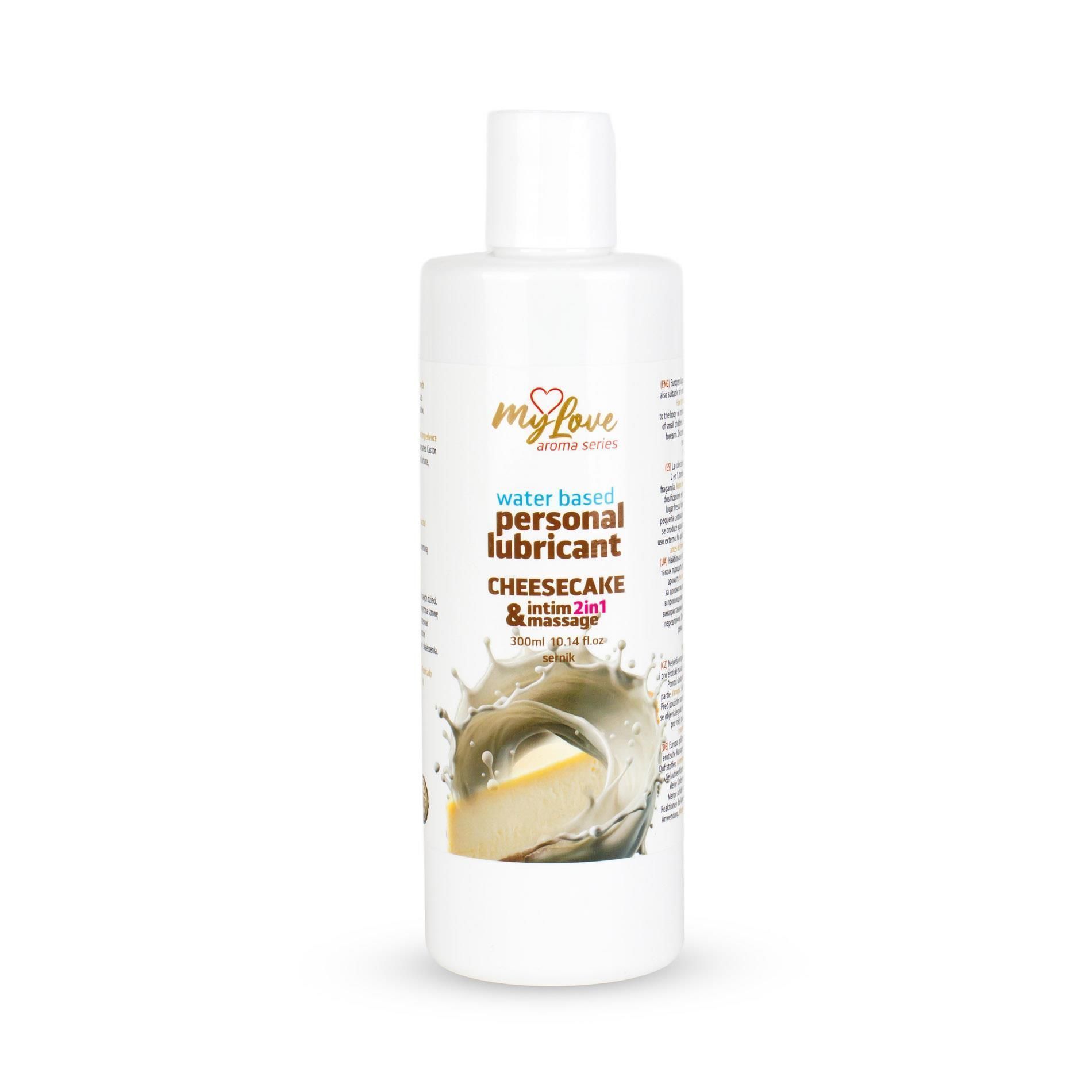 Lubrykant MyLove Aroma Series Intim&Massage 2w1 Cheesecake, 300 ml