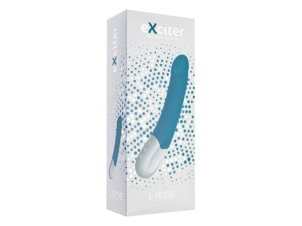 Вибратор Liebe eXciter G-Spot Rechargeable, 22 см (синий)