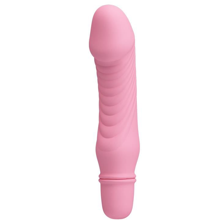Вибратор Pretty Love Stev, 13,5 см (светло-розовый)