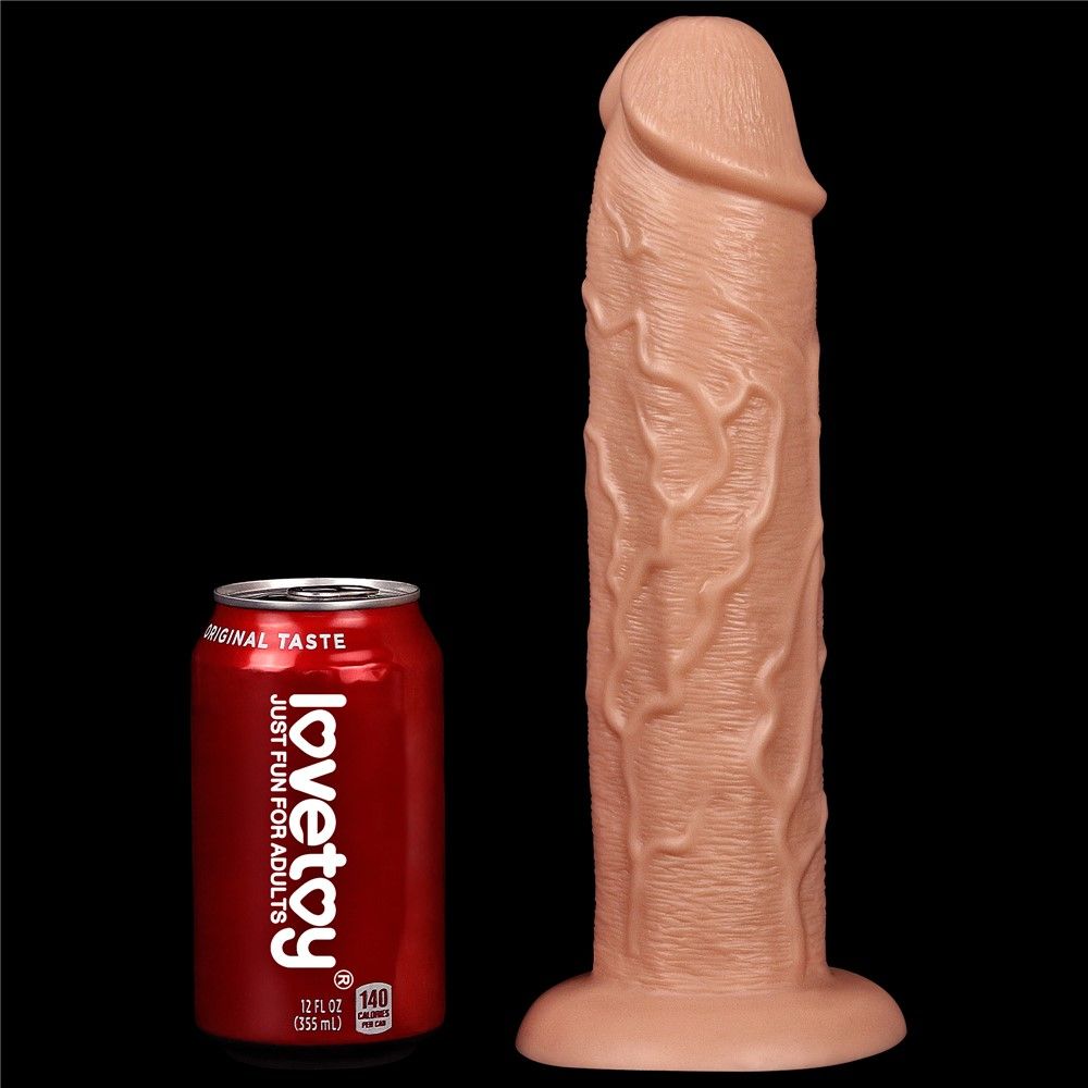 Реалистичный вибратор LoveToy, 28 см (телесный)