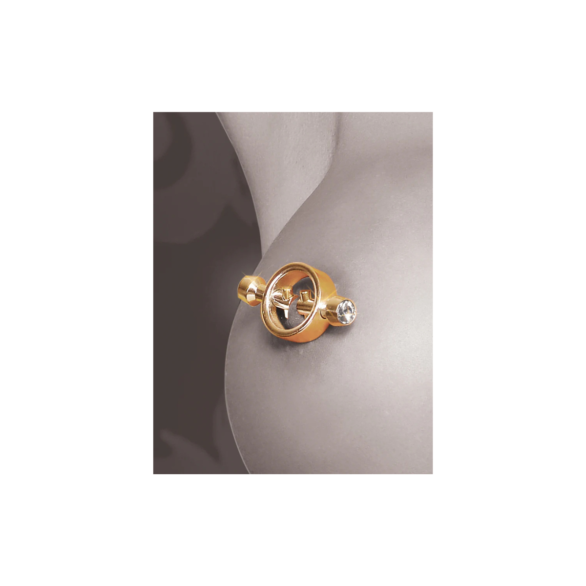 Зажимы для сосков Gold Magnetic Clamps, 2.5 см (золотой)