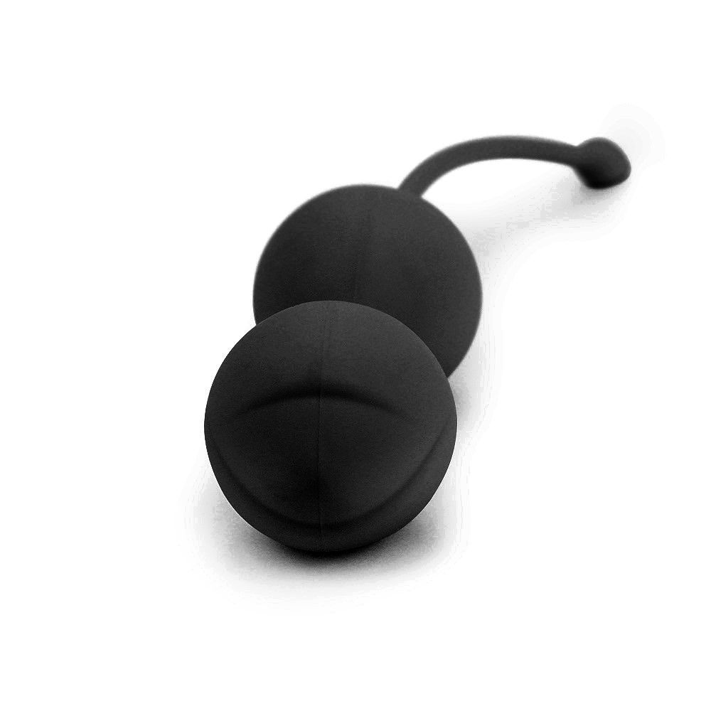 Вагинальные шарики LoveToy iWhizz Luna, 20 см (черный)