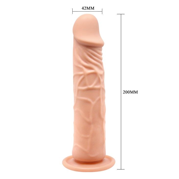 Фалоімітатор Barbara 7,8 '' Calvin Flesh, 20 см (тілесний)