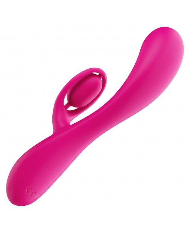 Wibrator królik Lovetoy L'Allure Swirl, 19.5 cm (różowy)