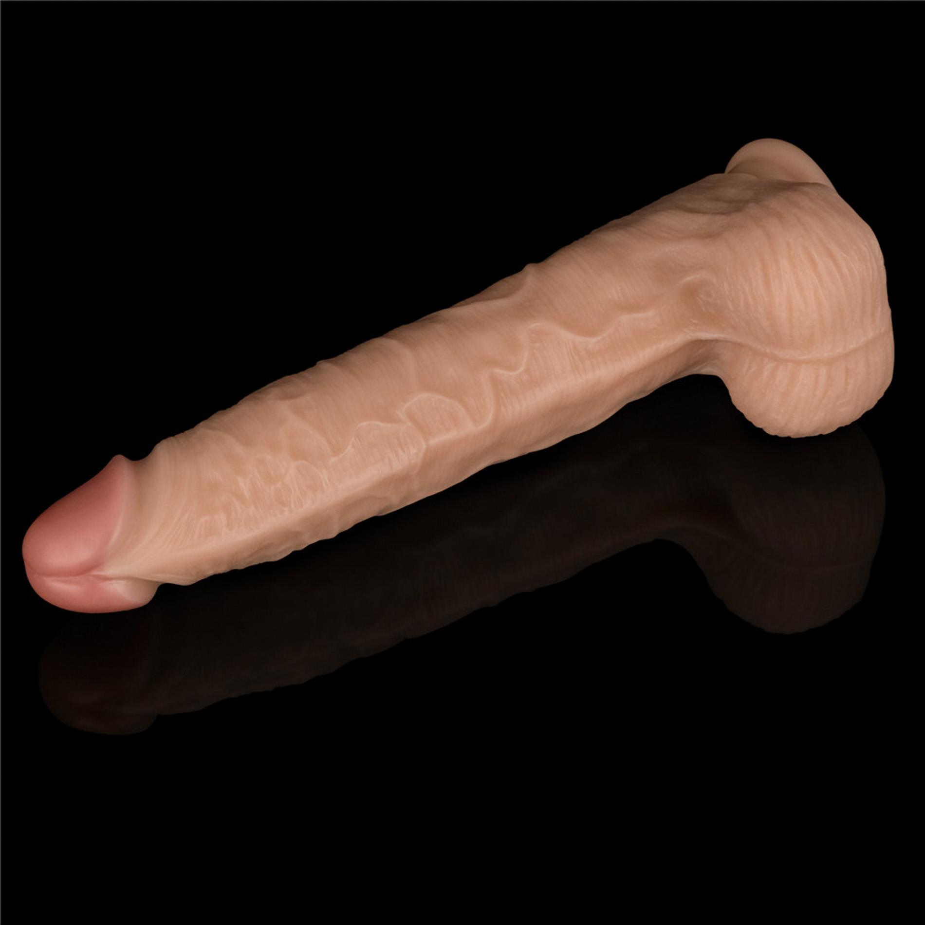 Вибратор Lovetoy Power Basics Cock 11'', 28.3 см (телесный)