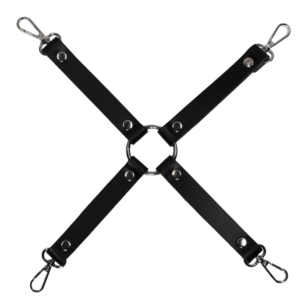 Фиксаторы с наручниками BDSM Domluxe (черный)